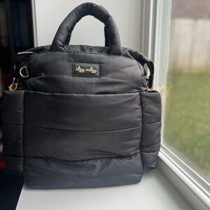 Itzy Ritzy Quilted Black Bag